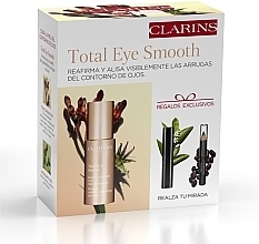 Fragrances, Perfumes, Cosmetics Set - Clarins Total Eye Smooth Set (eye/balm/15 ml + lash/masc/3 ml + crayon/0.5 g)