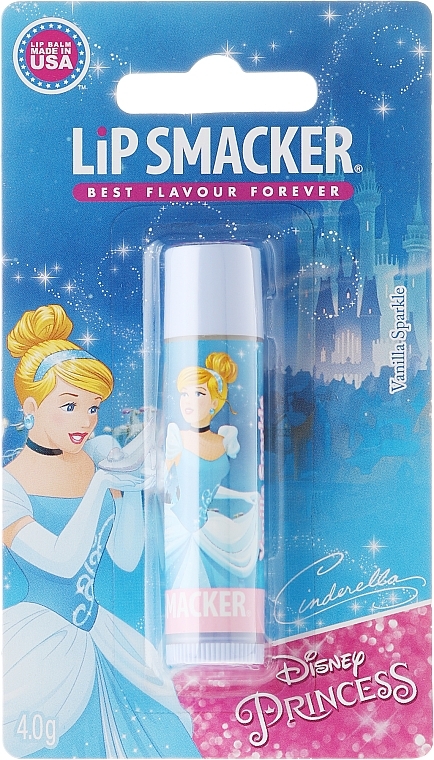 Lip Balm "Cinderella" - Lip Smacker Disney Princess Cinderella Lip Balm Vanilla Sparkle — photo N1