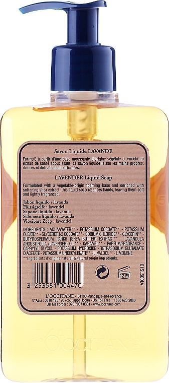 Liquid Soap "Lavender" - L'Occitane Lavande Liquid Soap — photo N2