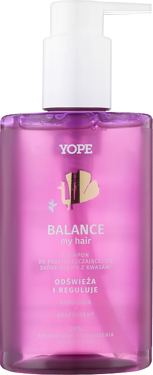 Balancing Shampoo for Oily Scalp - Yope Balance — photo N1