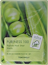 Fragrances, Perfumes, Cosmetics Phyto-Placenta Sheet Mask - Tony Moly Pureness 100 Placenta Mask Sheet