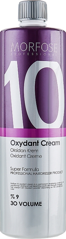 Oxidizer 9% - Morfose 10 Oxidant Cream Volume 30 — photo N1