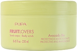 Fragrances, Perfumes, Cosmetics Body Scrub 'Avocado' - Pupa Fruit Lovers Avocado Bio Body Scrub