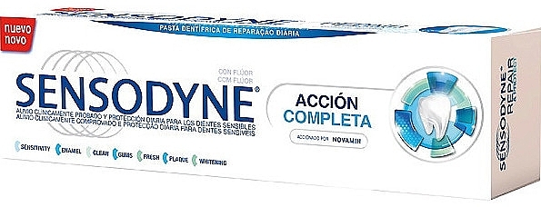 Toothpaste for Sensitive Teeth - Sensodyne Complete Action Toothpaste — photo N1
