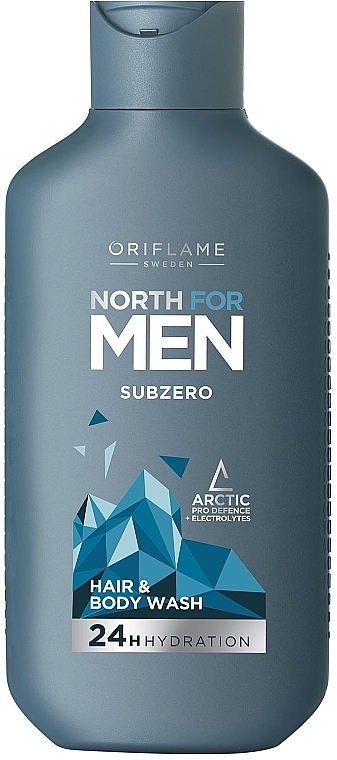 Hair and Body Shampoo - Oriflame North For Men Subzero — photo N1