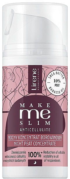 Anti-Cellulite Mud Night Body Concentrate - Lirene Make Me Slim Anticellulite Night Pear Concentrate — photo N1