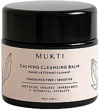 Fragrances, Perfumes, Cosmetics Soothing Face Cleansing Balm - Mukti Organics Calming Cleansing Balm
