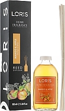 Fragrances, Perfumes, Cosmetics Reed Diffuser "Mango & Apple" - Loris Parfum Home Fragrance Reed Diffuser