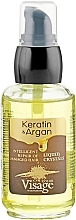 Fragrances, Perfumes, Cosmetics Liquid Hair Crystals with Keratin & Argan Oil - Visage Keratin & Argan Liquid Crystals