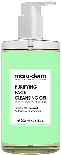 Salicylic Acid Facial Cleansing Gel - Maruderm Cosmetics Purifying Face Cleansing Gel — photo N1