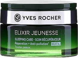 Fragrances, Perfumes, Cosmetics Facial Night Cream Mask "Detox & Repair" - Yves Rocher Elixir Jeunesse