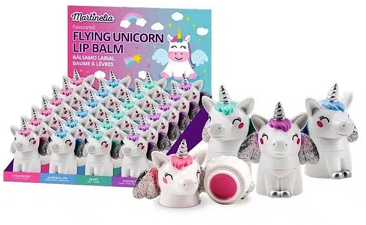 Lip Balm 'Flying Unicorn', green - Martinelia Lip Balm Flying Unicorn — photo N2