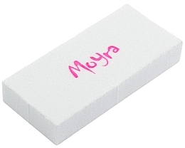 Fragrances, Perfumes, Cosmetics Nail Buffer, mini, F37, white - Moyra