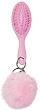 Fragrances, Perfumes, Cosmetics Hair Brush with Pompom, light pink - Martinelia Mini Brush With Pompom