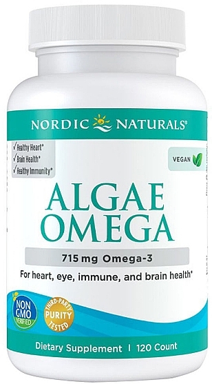 Dietary Supplement "Algae DHA", 715mg - Nordic Naturals Algae DHA — photo N2