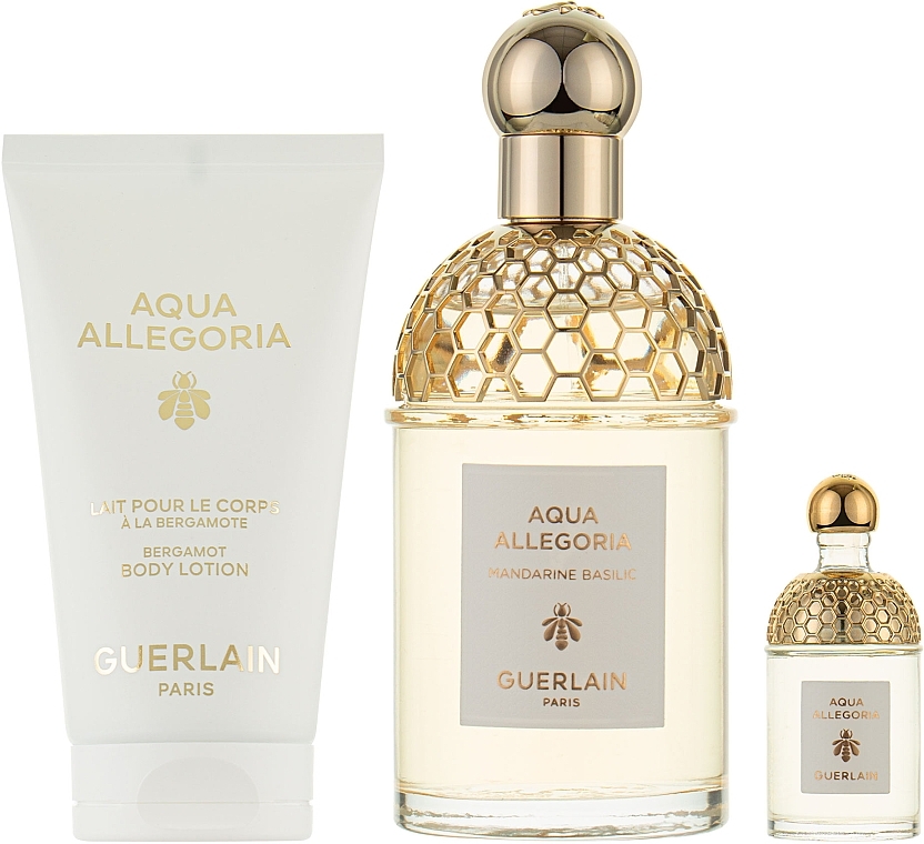 Guerlain Aqua Allegoria Mandarine Basilic - Set (edt/125ml + edt/7,5ml + b/lot/75ml) — photo N2