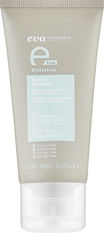 Hydration Shampoo - Eva Professional E-Line Hydra Shampoo (mini) — photo N1