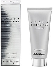 Fragrances, Perfumes, Cosmetics Salvatore Ferragamo Acqua Essenziale Colonia - Shower Gel