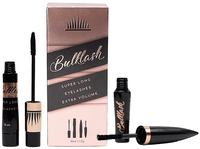 Set - Bulklash Dual Component 4D Mascara (mascara/10 ml + silk/1.5 g) — photo N1