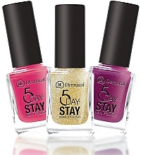 Nail Polish - Dermacol 5 Days Stay Longlasting Nail Polish — photo N1