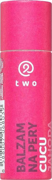 Raspberry & Strawberry Lip Balm - Two Cosmetics Cucu Hydra Lip Balm — photo N1