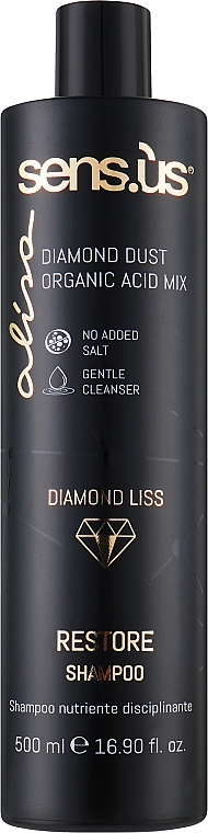 Repairing Shampoo - Sensus Alisa Diamond Liss Maintenance Restore Shampoo — photo N1