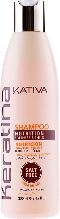 All Hair Types Kerating Strengthening Shampoo - Kativa Keratina Shampoo — photo N1