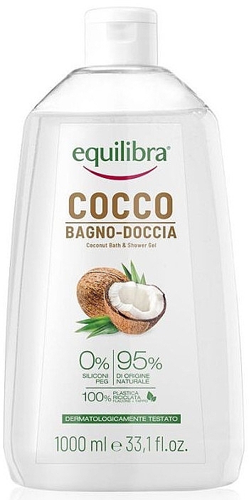 Coconut Shower Gel - Equilibra Cocco Shower Gel — photo N1