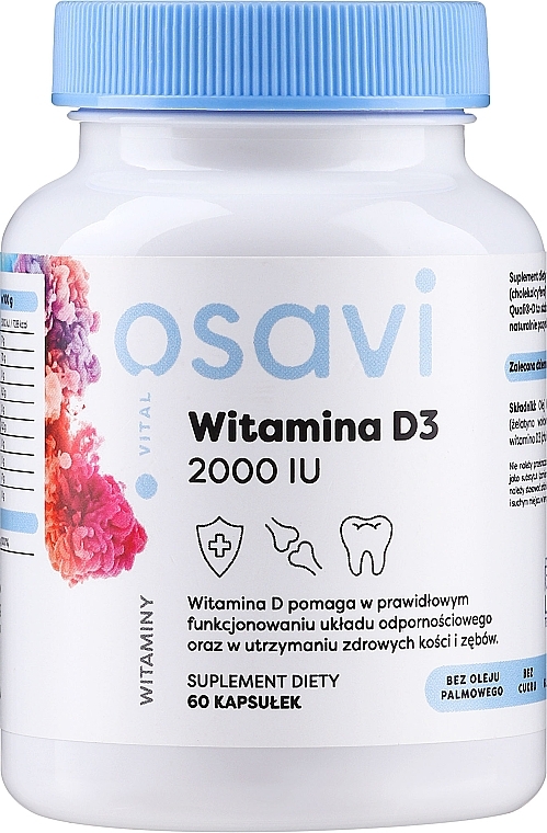 Vitamin D3 2000 Capsules - Osavi — photo N1