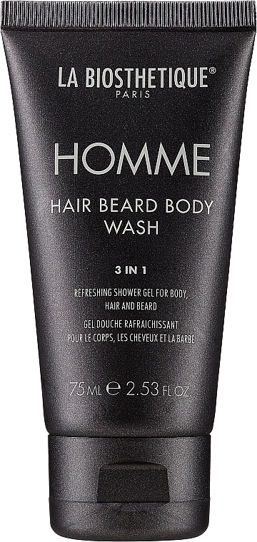 Body, Hair & Beard Gel - La Biosthetique Homme Hair Beard Body Wash — photo N1
