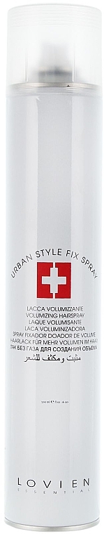 Strong Hold Hair Spray - Lovien Essential Styling Urban Style Fix Finish Spray — photo N1