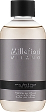 Fragrances, Perfumes, Cosmetics Fragrance Diffuser Refill 'Cocoa Blanc & Woods - Millefiori Milano Natural Diffuser Refill