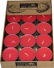 Fragrances, Perfumes, Cosmetics Strawberry Tealights, 30 pcs - Admit Scented Eco Series Strawberry