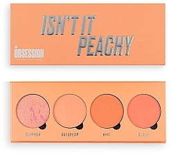 Fragrances, Perfumes, Cosmetics Blush Palette - Makeup Obsession Isn’t it Peachy Blush Palette