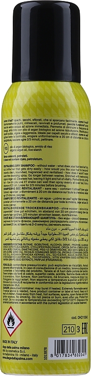 Hair Dry Shampoo - Diego Dalla Palma Unabottaevia! Instant Shampoo Without Water  — photo N2