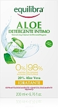 Moisturizing Intimate Wash Gel - Equilibra Aloe Moisturizing Cleanser For Personal Hygiene — photo N3