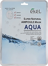 Fragrances, Perfumes, Cosmetics Intensive Moisturizing Sheet Mask - Ekel Super Natural Ampoule Mask Aqua