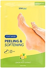 Fragrances, Perfumes, Cosmetics Softening Lemon Foot Mask - Stay Well Peeling & Softening Foot Mask