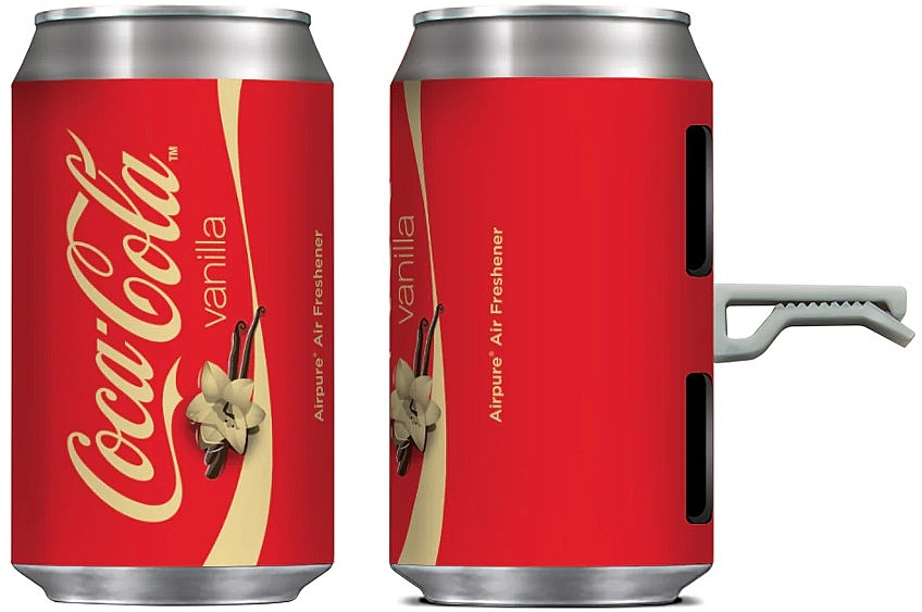Coca-Cola Vanilla Car Air Freshener - Airpure Car Vent Clip Air Freshener Coca-Cola Vanilla — photo N2