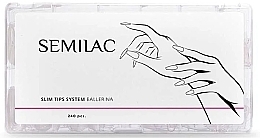 Fragrances, Perfumes, Cosmetics Nail Forms - Semilac Slim Tips System Ballerina