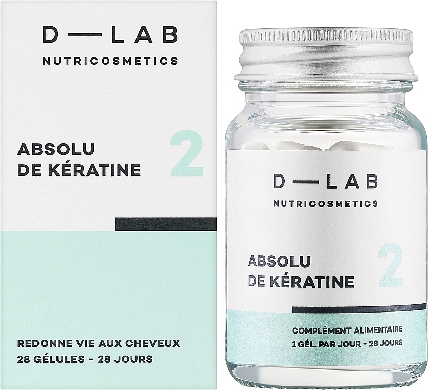 Pure Keratin Dietary Supplement - D-Lab Nutricosmetics Pure Keratin — photo N2