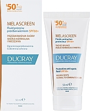 Anti-Pigmentation Face Fluid - Ducray Melascreen Protective Anti-spots Fluid SPF 50 Normal to Combination Skin — photo N1
