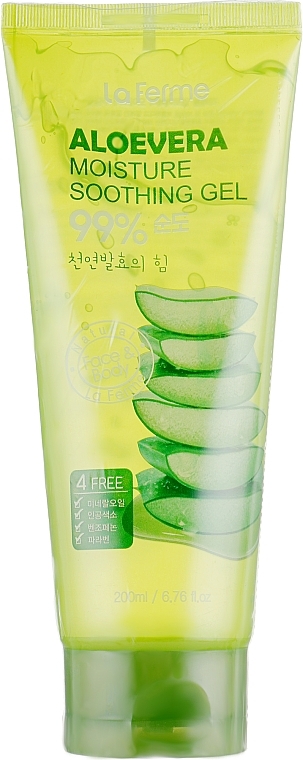 Moisturizing Softening Aloe Gel - FarmStay La Ferme Aloe Vera Moisture Soothing Gel — photo N1