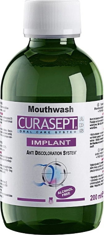 Chlorhexidine 0.2% Implant Mouthwash - Curaprox Curasept ADS Implant Protective — photo N3