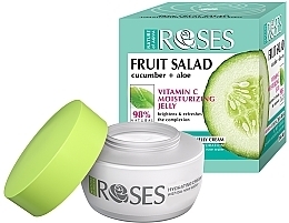 Fragrances, Perfumes, Cosmetics Moisturising Face Cream Gel with Cucumber, Aloe Vera & Rose Water - Nature of Agiva Roses Fruit Salad Vitamin C Moisturizing Jelly Day Care