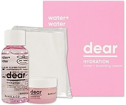 Fragrances, Perfumes, Cosmetics Set - Banila Co Dear Hydration Mini Duo Kit (toner/30ml + cr/10ml + pads)