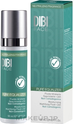 Mattifying Moisturising Fluid +24H - DIBI Milano Pure Equalizer Moisturizing Mattifying Fluid +24h — photo 50 ml