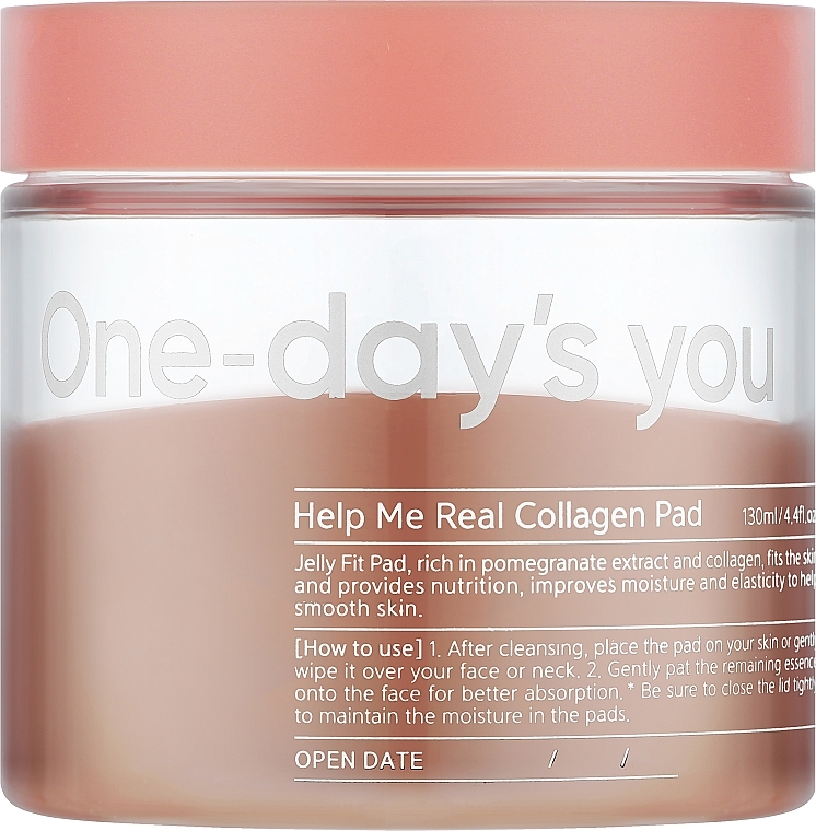 Collagen Face Toner Pads - One-Days You Help Me Real Collagen Pad — photo N1