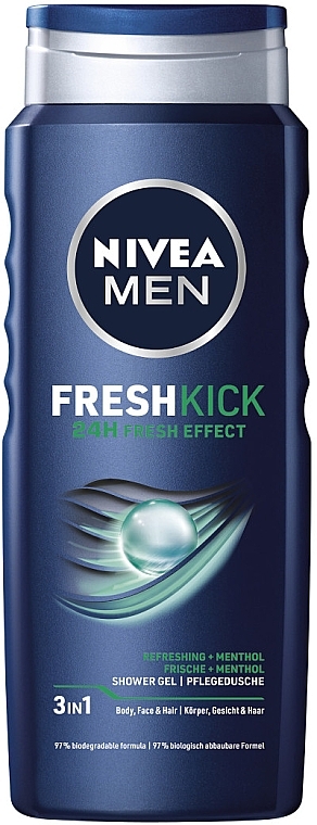 Shower Gel - NIVEA Men Fresh Kick — photo N1