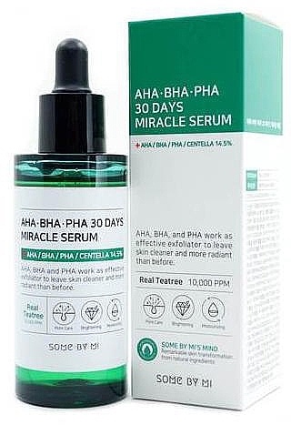 Acidic Serum for Problem Skin - Some By Mi AHA BHA PHA 30 Days Miracle Serum — photo N2